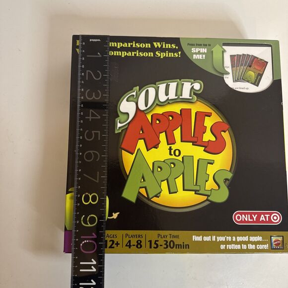 Mattel‎ SOUR APPLES TO APPLES GAME Target Exclusive 2010 New Open Box Family Fun - Picture 7 of 9